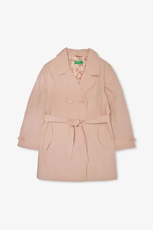 Benetton Notch-lapel Belted Cotton-poplin Trench Coat 6-14 Years