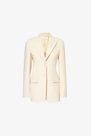 Sportmax Zermat Peak-lapel Stretch-wool Blazer