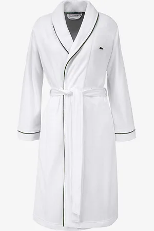 Lacoste Pique Cotton-blend Bathrobe