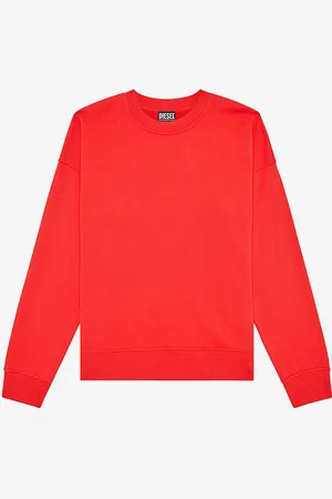 Diesel S-rob-megoval Cotton-jersey Sweatshirt