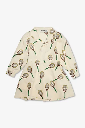 Mini Rodini Tennis Long-sleeve Woven Dress 18 Months - 11 Years