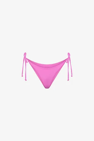 SKIMS Signature Swim Dippy-tie Stretch Recycled-nylon Bikini Bottoms