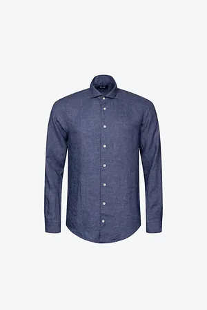 Eton Long-sleeved Single-cuff Regular-fit Linen Shirt
