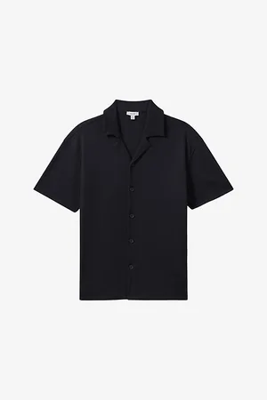 Reiss Chase Relaxed-fit Short-sleeve Stretch-woven Shirt