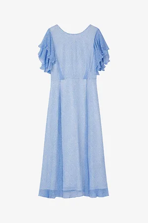 LK Bennett Agnes Graphic-print Woven Midi Dress