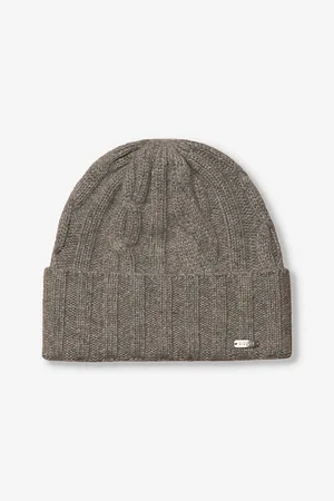 Eton Cable-knit Brand-plaque Cashmere Beanie