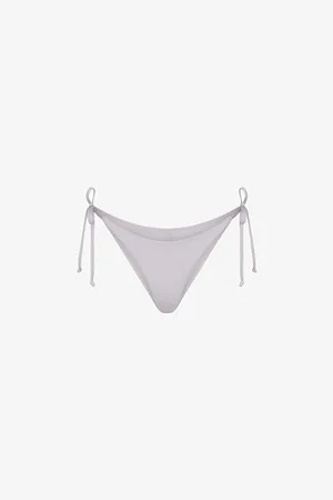 SKIMS Signature Swim Dippy-tie Stretch Recycled-nylon Bikini Bottoms