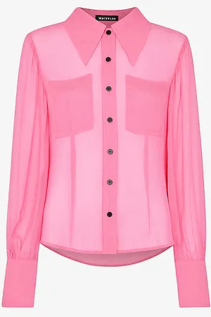 Whistles Penelope Semi-sheer Woven Shirt