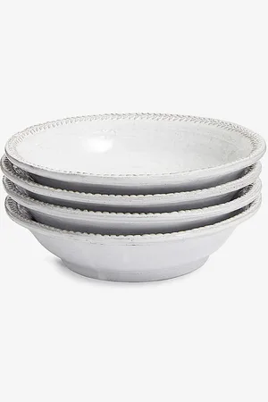 SOHO Hillcrest Handmade Stoneware Pasta Bowls Set of Four
