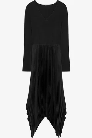 Joseph Dubois Plissé Woven Midi Dress