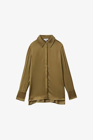 Reiss Jasmine Slim-fit Satin Shirt