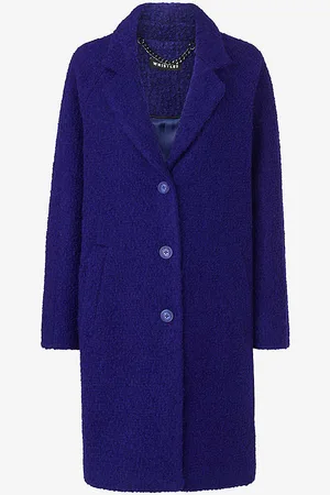Whistles Anita Relaxed-fit Wool-boucle Coat