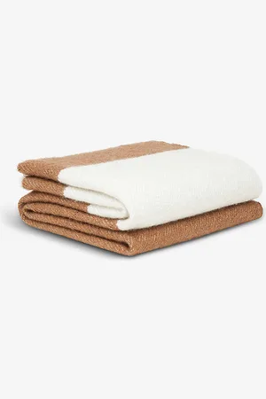 Alonpi Mari Striped Cashmere and Silk-blend Throw 190cm X 150cm