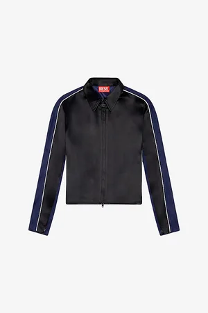 Diesel C-lory Side-stripe Long-sleeve Woven Shirt