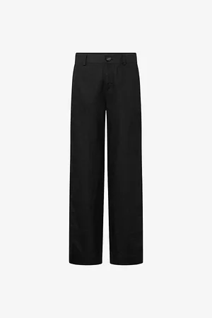 Twist & tango Serena Straight-leg High-rise Linen Trousers