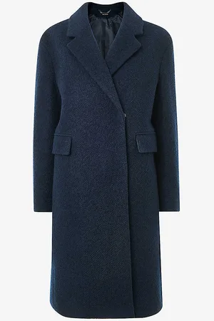 Whistles Fran Relaxed-fit Boucle-wool Coat