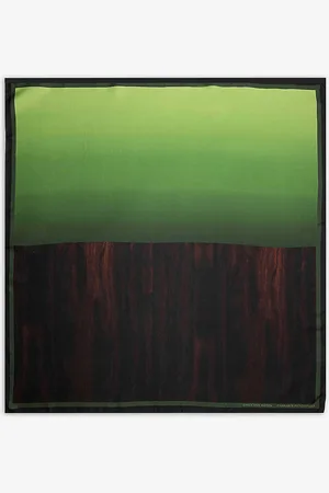 DRIES VAN NOTEN Graphic-print Silk Scarf