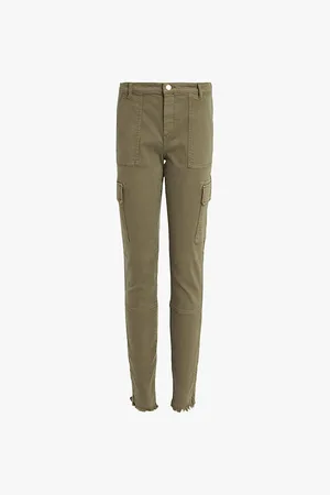 AllSaints Duran Skinny-fit Mid-rise Stretch-denim Cargo Jeans