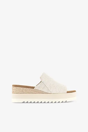 TOMS Diana Slip-on Canvas Wedge Sandals