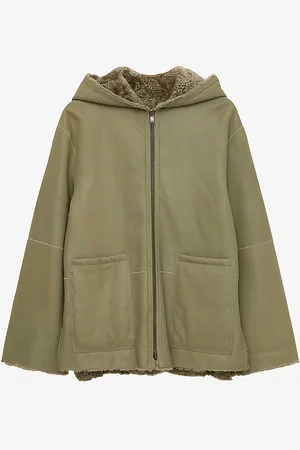 Joseph Cosser Reversible Shearling Hooded Coat