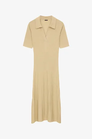 Joseph Ribbed Merino-wool Knitted Polo Dress