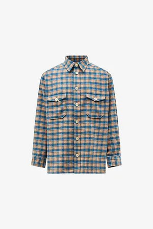 AllSaints Adria Oversized Checked Woven Shirt