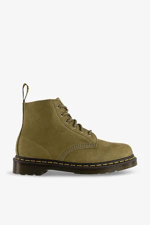 Dr. Martens 101 Six-eyelet Lace-up Leather Ankle Boots