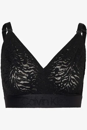 Calvin Klein Intrinsic Logo-embroidered Stretch-lace Maternity Bra