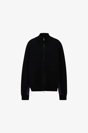 HUGO BOSS X Naomi Campbell Contrast-panel Knitted Jacket