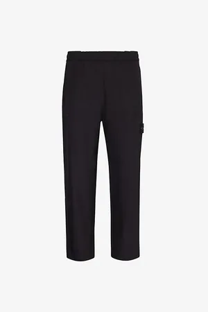 Stone Island Logo-badge Stretch-woven Jogging Bottoms