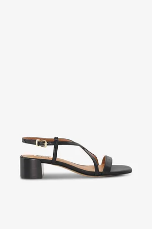 Dune Jaskell Grained-leather Heeled Sandals