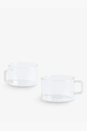 Hay Brew Contrast-handle Glass Cup