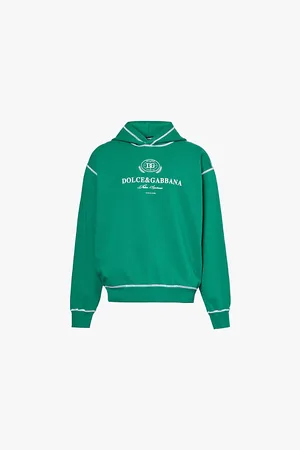 Dolce & Gabbana Logo-print Regular-fit Cotton-jersey Hoody