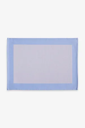 Hay Ram Colour-block Organic-cotton Placemat 40cm X