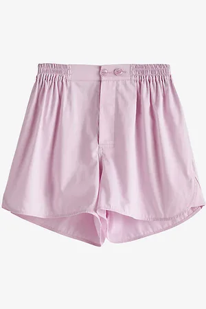 Hay Outline Contrast-trim Organic-cotton Pyjama Shorts