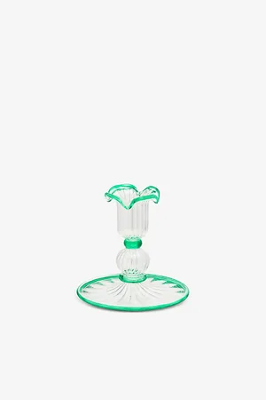 ANNA + NINA Jane Glass Candle Holder 25.2cm