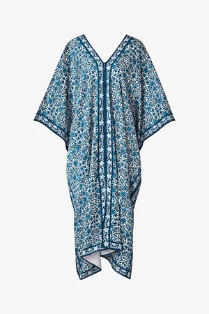 By Malina Ambra Graphic-print Recycled-polyester Midi Dress