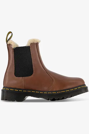 Dr. Martens 2976 Leonore Faux Fur-lined Leather Boots