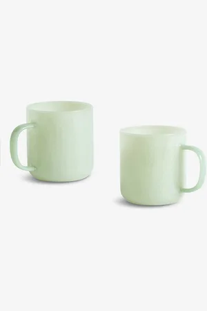 Hay Borosilicate Glass Mug Set of Two