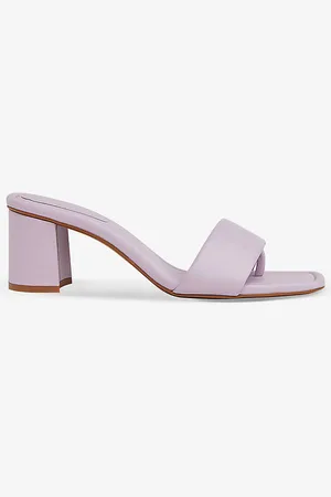 Whistles Marie Square-toe Heeled Leather Mules