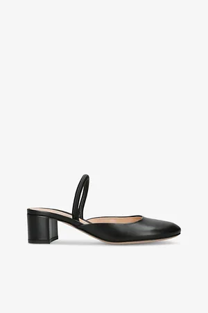 Gianvito Rossi Tivoli Leather Heeled Sandals