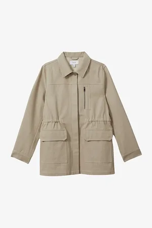 Reiss Brooklyn Patch-pocket Cotton Jacket