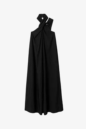 Reiss Phoebe Halter-neck Woven Maxi Dress
