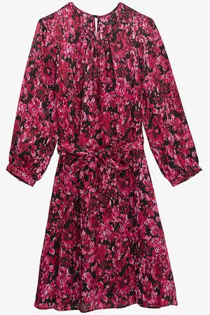 IKKS Floral-print Woven Mini Dress