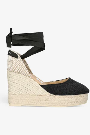 MANEBI La Havana Closed-toe Organic-hemp Wedge Espadrilles