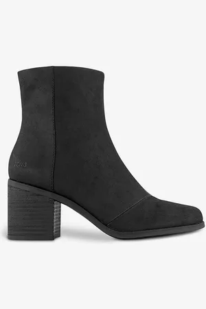 TOMS Evelyn Tonal-stitching Heeled Ankle Boots