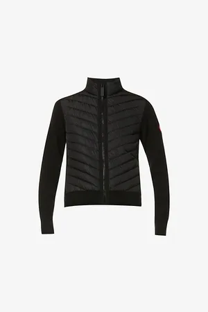 Canada Goose Hybridge Padded Shell-down and Wool Jacket