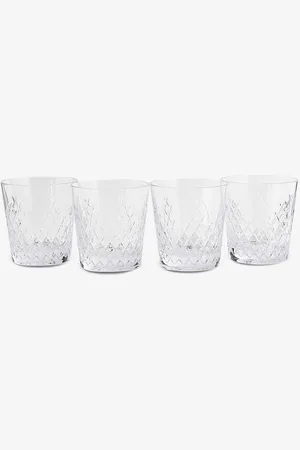 SOHO Barwell Diamond-cut Crystal Tumblers Set of Four