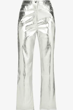 Amy Lynn Lupe Straight-leg High-rise Faux Leather Trousers