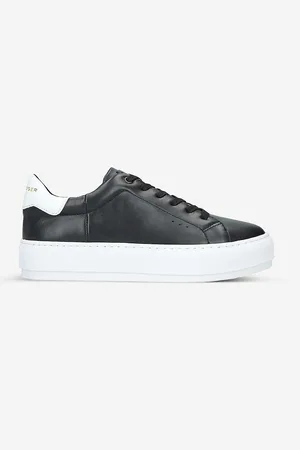 Kurt Geiger Laney Leather Platform Trainers